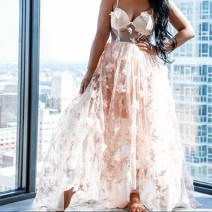 NWT Nichole Lynel Field of Dreams Dress Size M